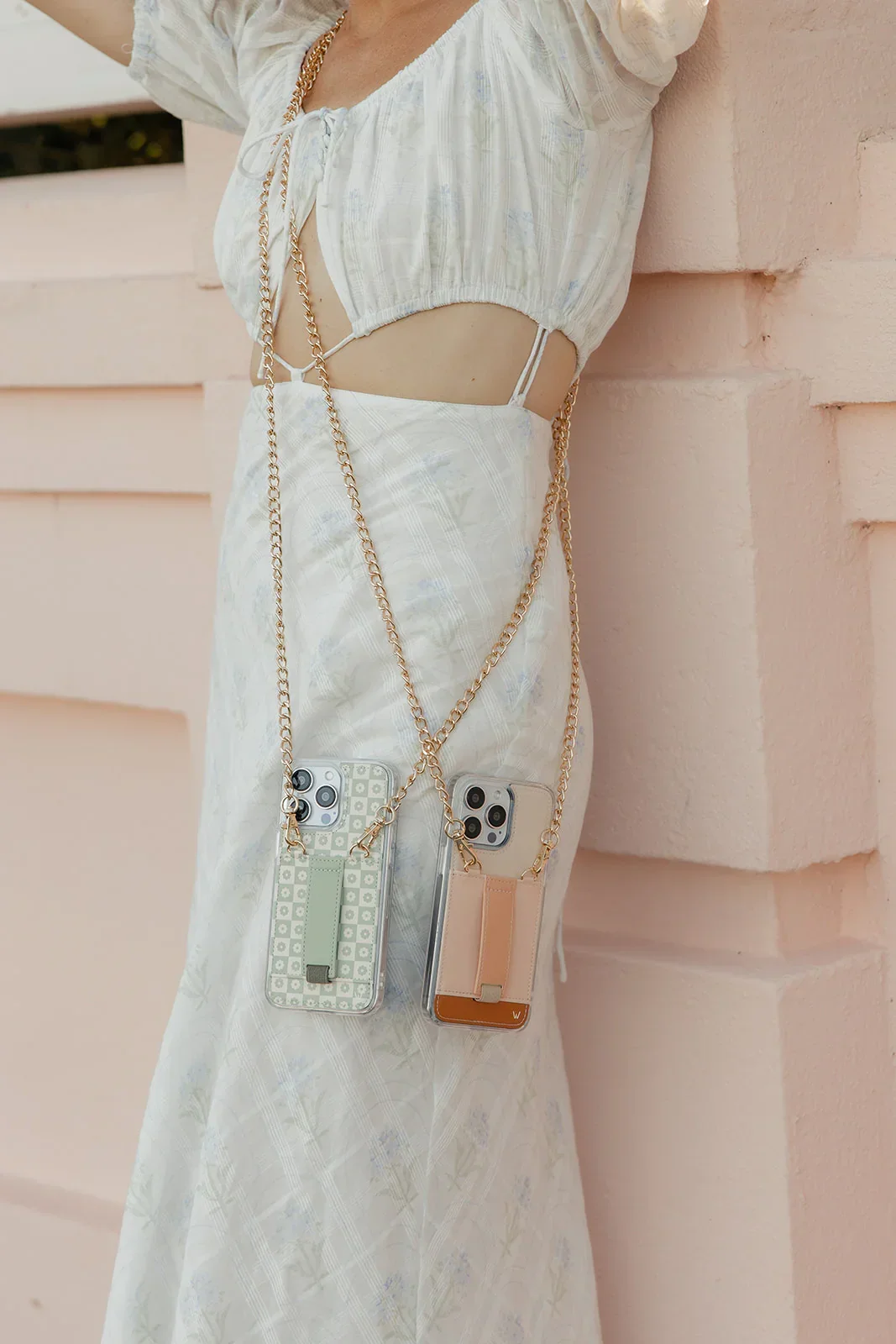 Blooming Check Purse Case - Image 6