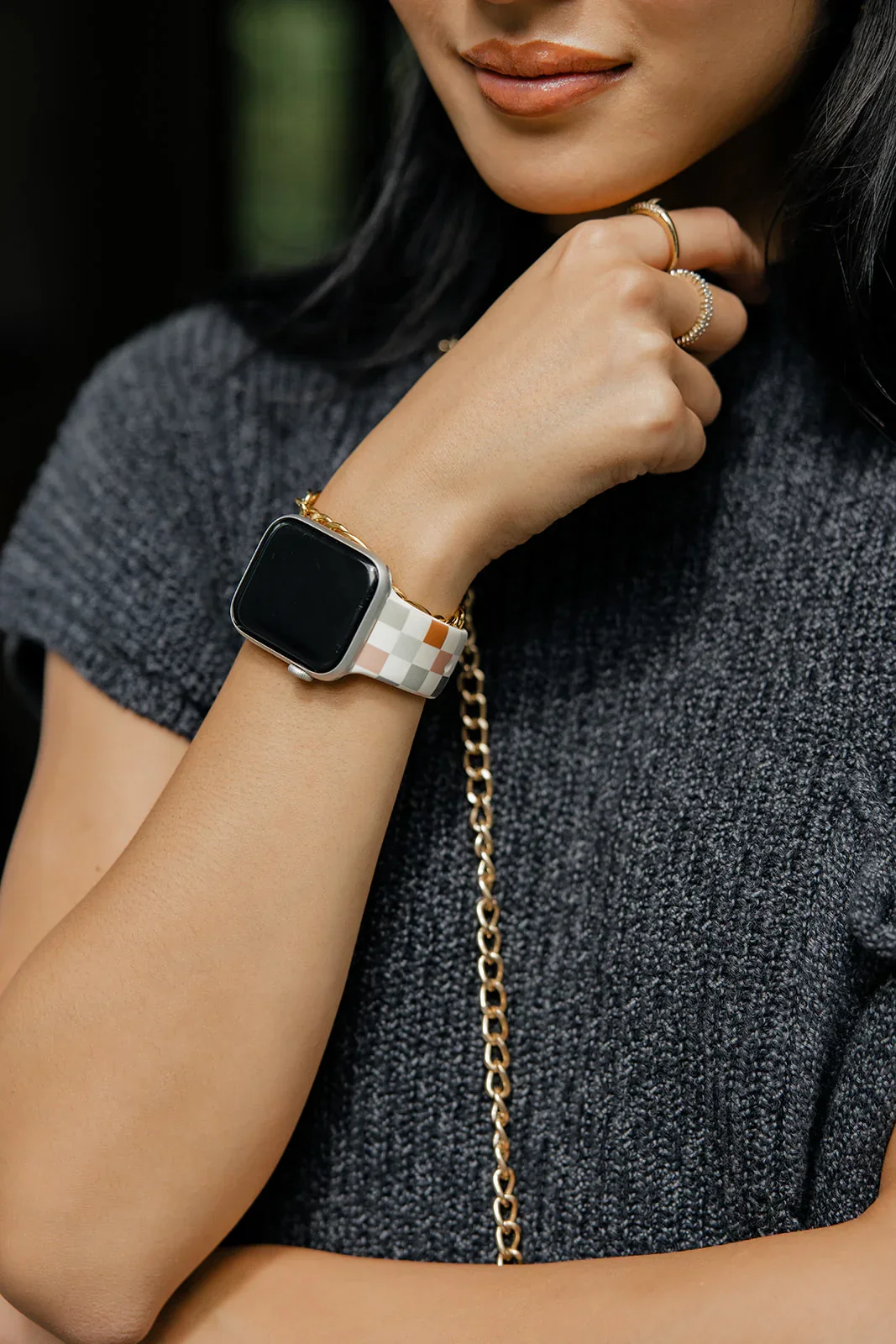 Coastal Check Apple Watch Band - Image 3