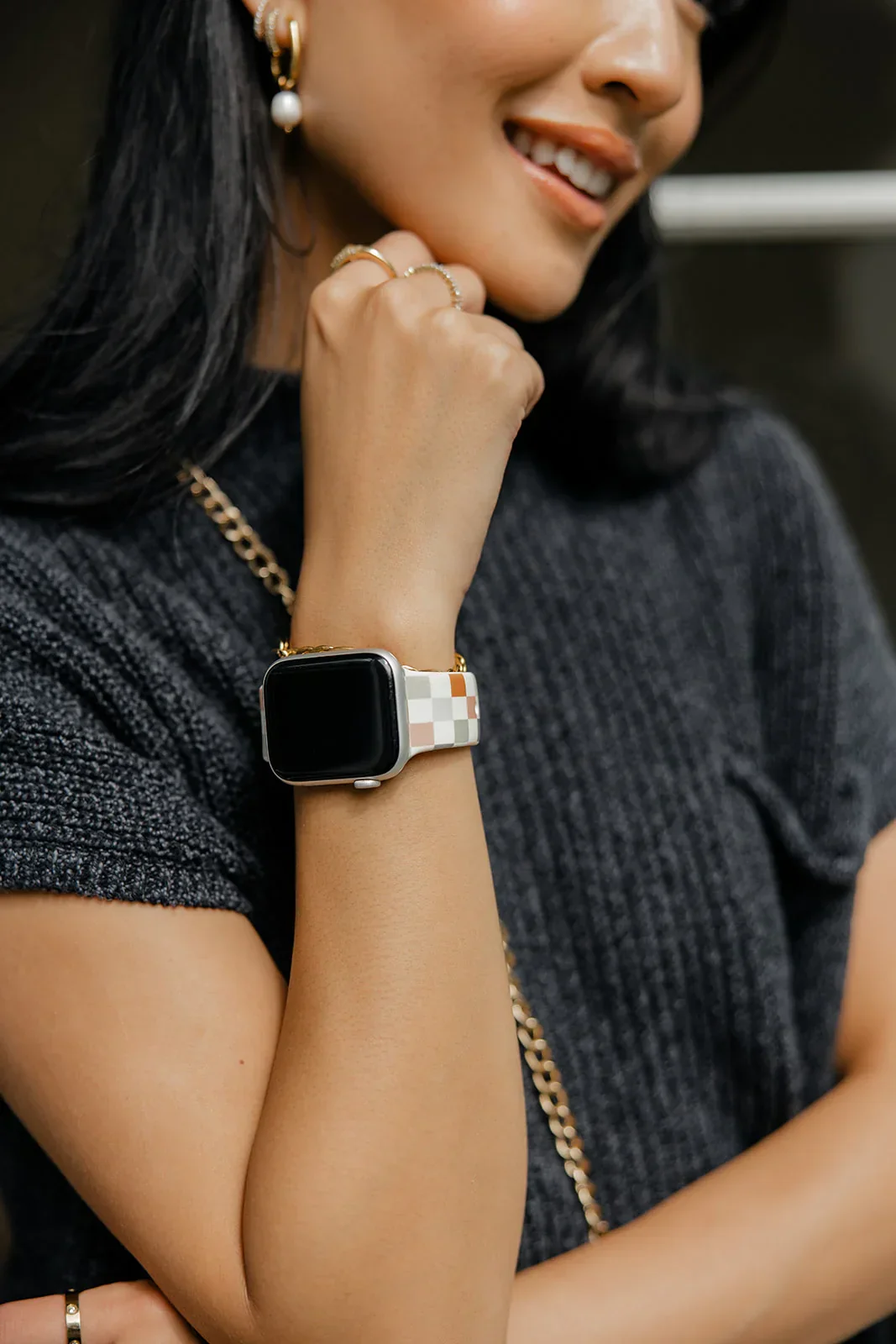 Coastal Check Apple Watch Band - Image 6