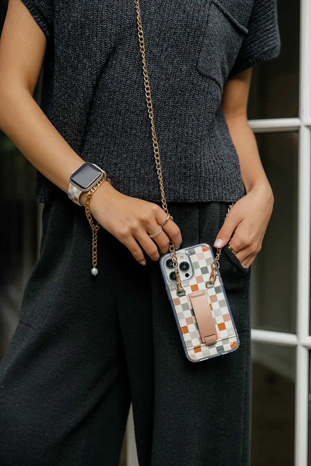 Coastal Check Apple Watch Band - Image 8