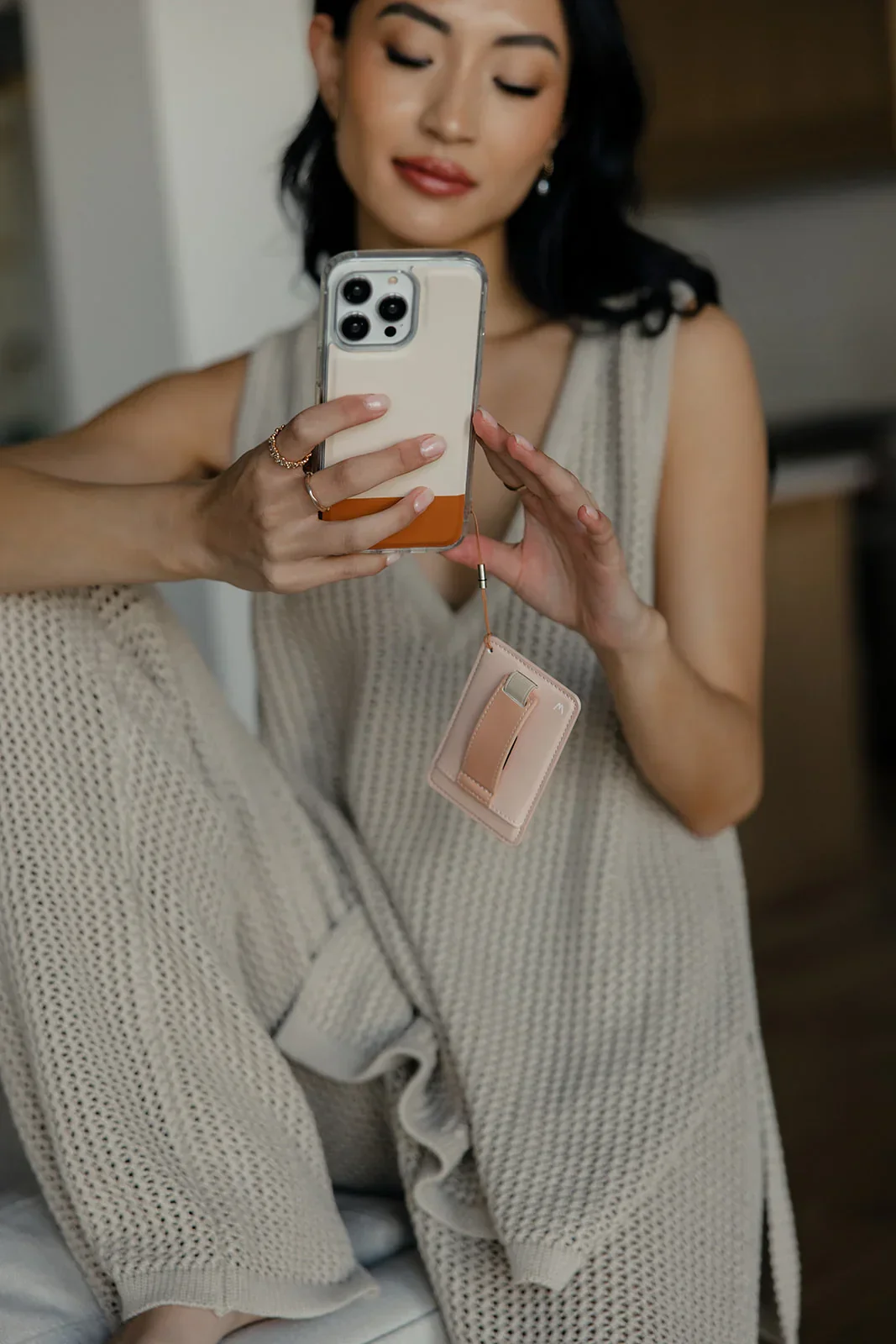 Creamsicle Color Block Magnetic Case and Wallet - Image 3