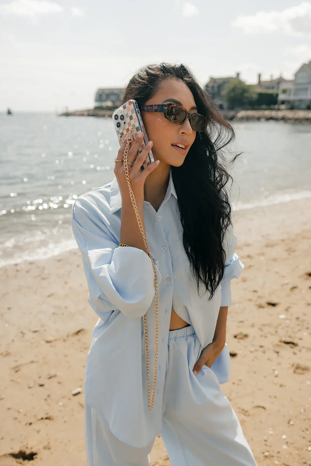 Coastal Check Purse Case - Image 10