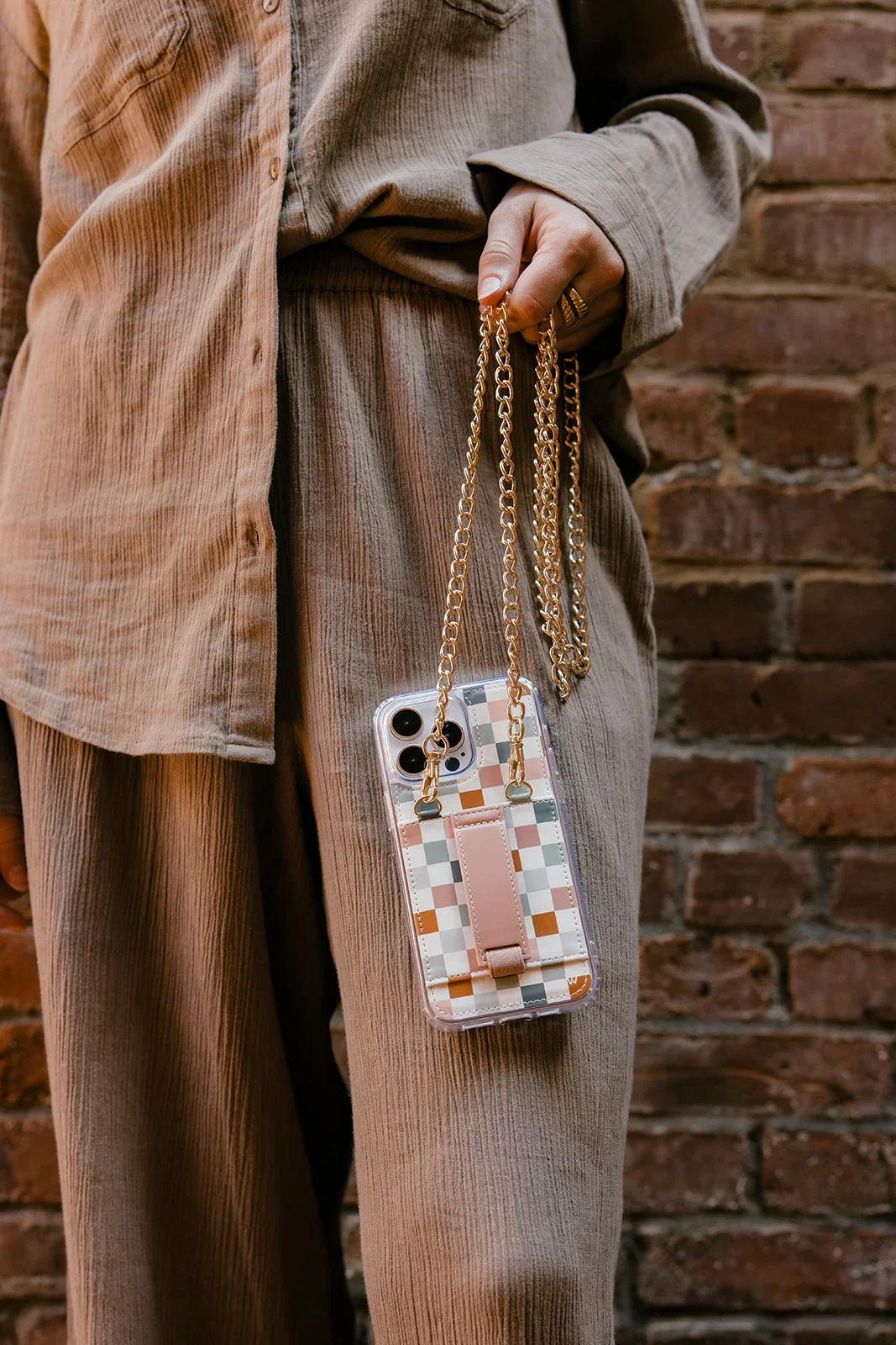 Coastal Check Purse Case - Image 7