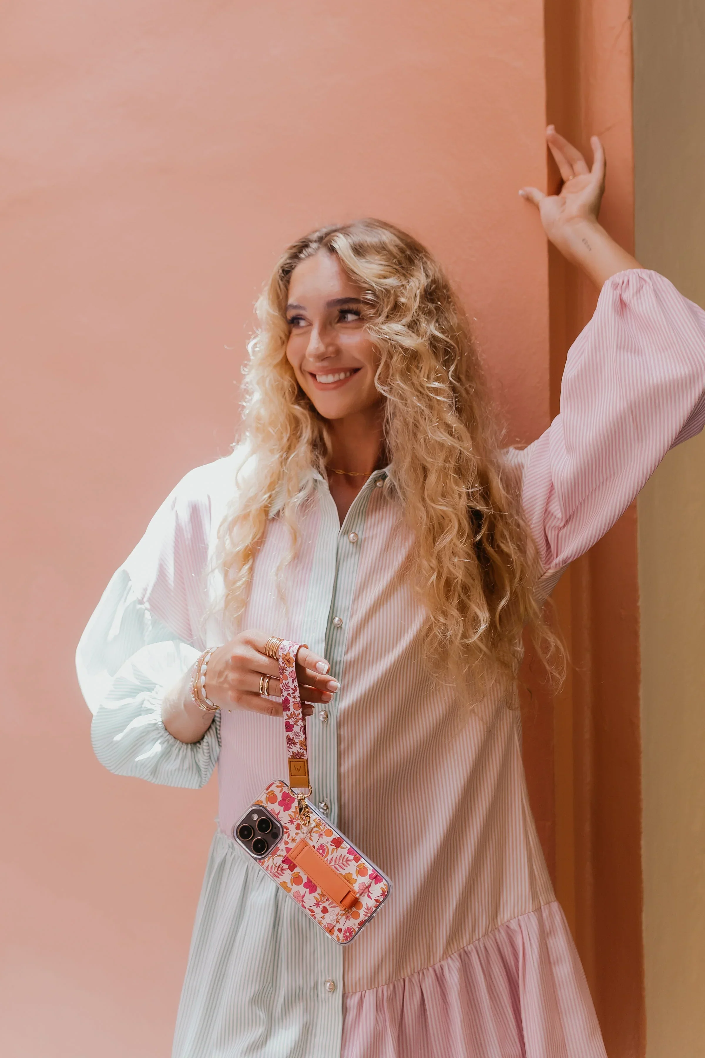 Tropical Floral Wrist Lanyard - Image 4